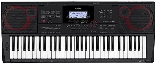 Casio CT-X3000 Top Keyboard mit 61 anschlagdynamischen Tasten, 800 Sounds & 235 Begleitrhythmen, Pitchwheel, schwarz