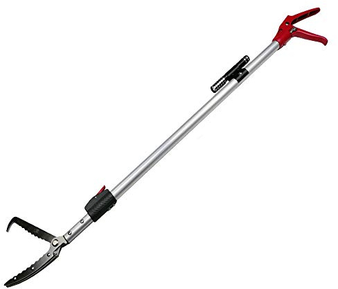 Smarkey Snake Catcher Tongs Grabber Rattle Heavy Duty with 43 inch to 59 inch Telescopic Pole