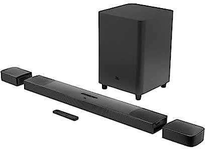 JBL Bar 9.1 - Channel Soundbar System with Surround Speakers and Dolby Atmos, Black