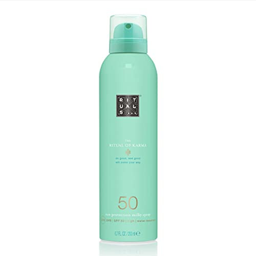 THE RITUAL OF KARMA Sun Protection Brume Solaire Lactée SPF 50 – Protection Elevée, 200 ml