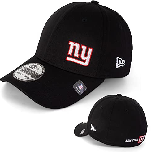 New Era Baseball Caps -39THIRTY Cap -Flawless Team Logo -MLB -NFL -NBA -Chicago Bulls -Lakers -Raiders -Yankees -Dodgers -Chiefs -Buccaneers -Saints -Sox -49ers (New York Giants, M)