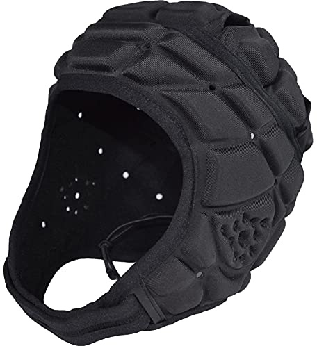 Hobrave Soft Padded Headgear Flag Football Helmet Rugby Headguards Shell for Child Youth