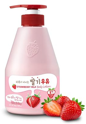 WELCOS KWAILNARA Strawberry Milk Body Lotion 560 g / 19.75 oz.