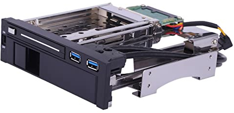YIWENG Dual Bay 3.5 + 2.5 pollici SATA III Disco rigido HDD & SSD Vassoio portaoggetti interni con porta USB con porta USB 3.0 Hot Swap,3.5 SATA Docking Station