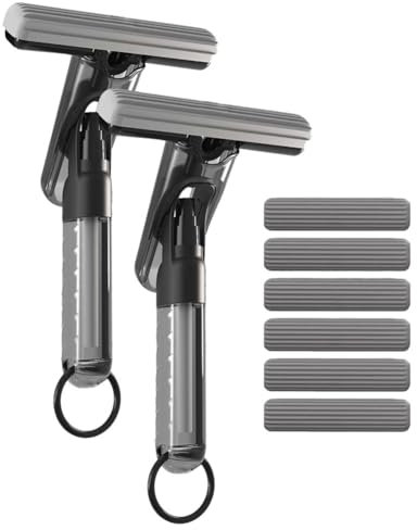 Kznifmk Mini Trapeador en Aerosol para Limpieza de Encimeras, Trapeador de Esponja con una Pequeña Botella de, Mini Trapeador Autoexprimible Semiautomático