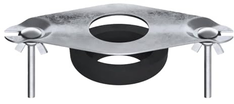 Close Coupling Kit, Easy Fit No Tools Toilet Bolt and Donut Kit - PlumbEZ | Hand tighten fixings, donut seal ring included, for close coupled toilet cisterns
