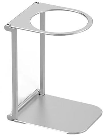 Eighosee Porte-Filtre Pliable pour Café - Support de Verseur pour Café - Support de Machine à Café en Aluminium - Support pour Machine à Espresso - Support de Filtre à Café