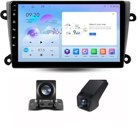 Generic 9 Tum Bilradio för Buick Regal/Opel Insignia 1 2009-2013 Rattreglage Android 13 CarPlay Android Auto DSP FM RDS DAB+ 4G+Wi-Fi Bluetooth 5.0 GPS Bilnavigering Backkamera+DVR(NF-3)