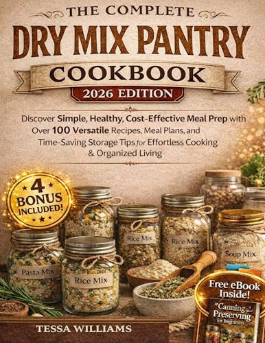 The Complete Dry Mix Pantry Cookbook (2026 Edition) : Discover Simple, Healthy, Cost-Effective Meal Prep with Over 100 Versatile Recipes, Meal Plans and ... Storage Tips for Effortless Cooking