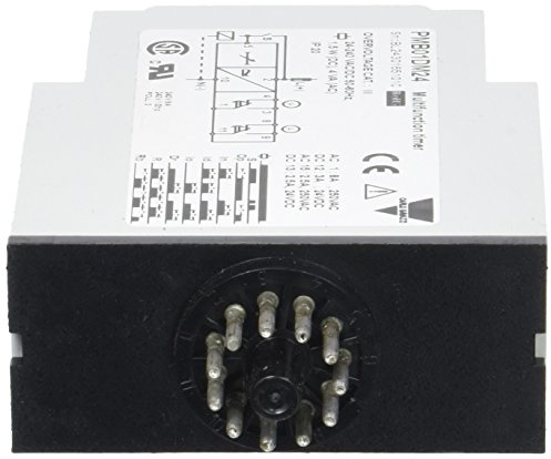 Carlo Gavazzi PMB01DM24 Multifunktions-Zeitschaltuhr, 4 Kontakte, DPDT, 24-240 V AC/DC