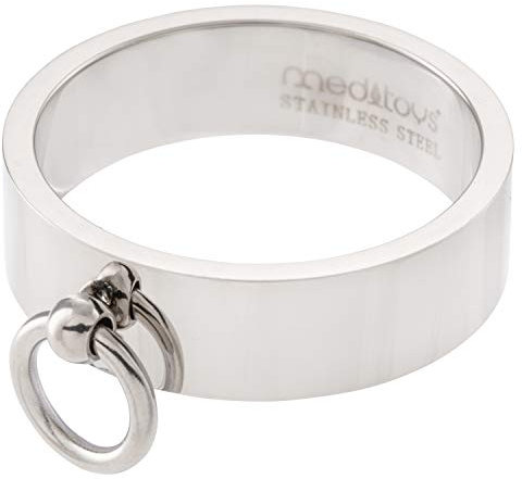 meditoys® - 'Anillo de O' de acero inoxidable (pulido brillante), SM Anillo de dedo Mujer Hombre – Historia de O