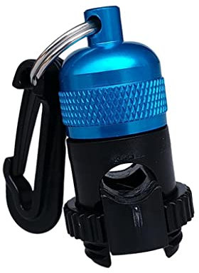 Perfeclan Magnethalter, Halter Magnet Atemregler Schlauchhalter Retainer Clip Tauchzubehör, Aluminiumlegierung Reglerschlauchhalter zum Schnorcheln, Blue