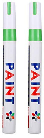 Pennarello per pneumatici per auto, moto, bicicletta, marcatore per pneumatici, etichettatura, impermeabile, colore verde