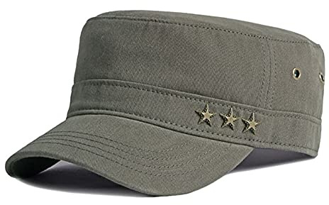 Adantico Homme Armée Militaire Casquette de Baseball Casquette Plate (Vert)