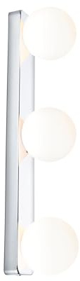 Paulmann 71063 Väggbelysning Selection Bathroom Gove IP44 G9 230 V max. 3x20 W dimbar Krom, Satin Badrumsbelysning