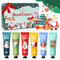 Handcreme Weihnachten Set, Eleanore's Diary Handcreme Set Mini, 6PCS Sheabutter Handcremes Set, Hand Cream für trockene Hände, Kleinigkeiten für Adventskalender Frauen, Geschenk für Frauen