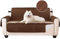 wiipara Sofabezug 3 Sitzer, 100% Wasserdicht Schonbezug Sofa Überzug, Couchbezug mit Armlehnen, Sofaschoner rutschfest Optimierter Sofaschutz Sofaüberwurf, Braun(L Form Ecksofa Erfordert Zwei)