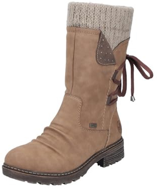 Rieker Mujer Z4773 Botines, Marrón, 42 EU, marrón, 42 EU