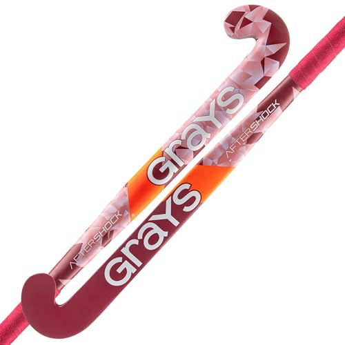 GRAYS Aftershock Ultrabow Senior Hockey Stick (Pink/Red)