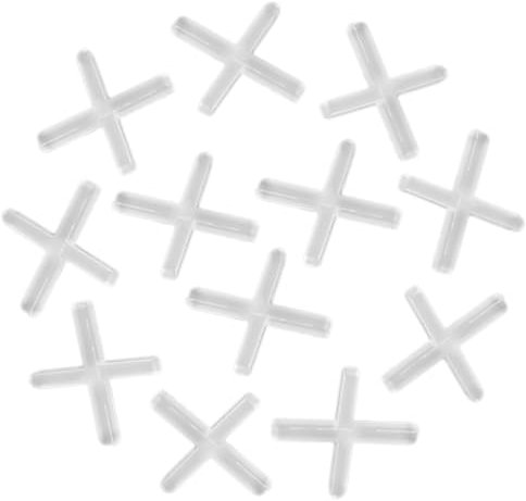 ANDRESLAD 1000pcs Cross Shaped Tile Spacers for Ceramic Tile Installation Pe Material Easy to Use Leveling Tool for Accurate Grout Gaps Paving and Tiling Projects