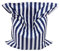 MESANA S-10077/18 Premium Outdoor Riesensitzsack Streifen mit Innensack, 140 x 180 cm, dunkelblau