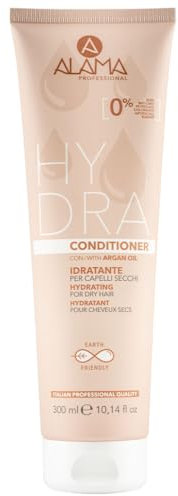 Alama Professional Hydra Conditioner Idratante per Capelli Secchi, Giallo, 300 Millilitri