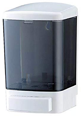 Evhome Manual Soap Dispenser Kitchen Bathroom Wall Mounted Commercial for Liquid Containers Shampoo Gel Chamber Plastic - (33.8 oz) 1000ml