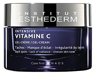 Institut Esthederm - Vitamina C intensiva - Gel-Crema - Macchie, mancanza di luminosità, tonalità irregolari della pelle - Viso e collo - Vasetto da 50ml