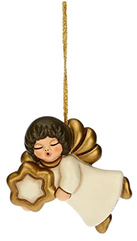 THUN - Addobbo Natalizio per Capanna Angelo - Living, Natale, Addobbi - Idea Regalo - Ceramica - 6x1,5x3 cm h