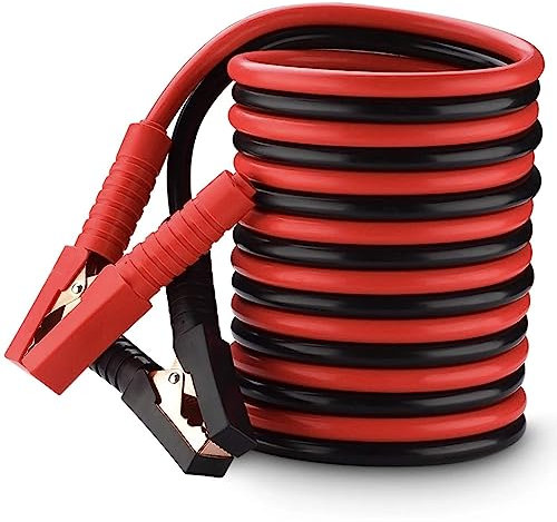 ColdShine überbrückungskabel 2X4M Startkabel Set 2000Amp 12/24V Auto Motorrad Starterkabel mit Tragetasche für Benzin und Dieselmotoren PKW