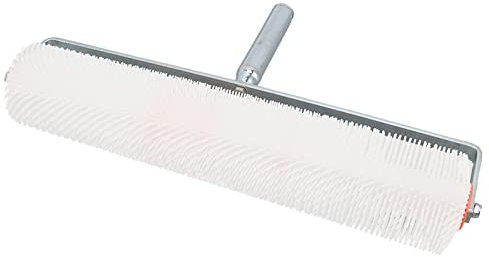 Rodillo de Púas de 28 Mm, Rodillo de Suelo para Pisos de Madera, Herramienta para Apisonar y Nivelar Terreno, para Jardinería, Construcción y Obras Públicas