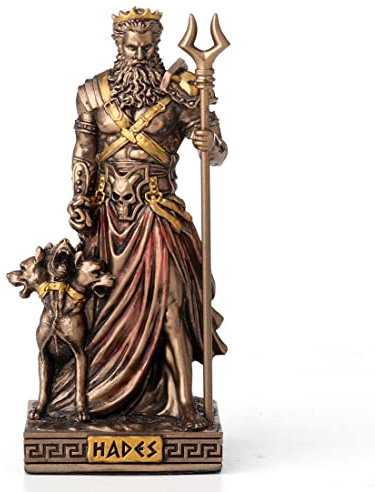 Veronese Design Griechische Götter Miniaturfigur (Hades, Bronze)