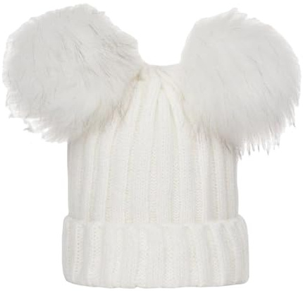 PythJooh Baby Kid Winter Warm Hat Pom Pom Wooly Crochet Beanie Hat for 0-3Y