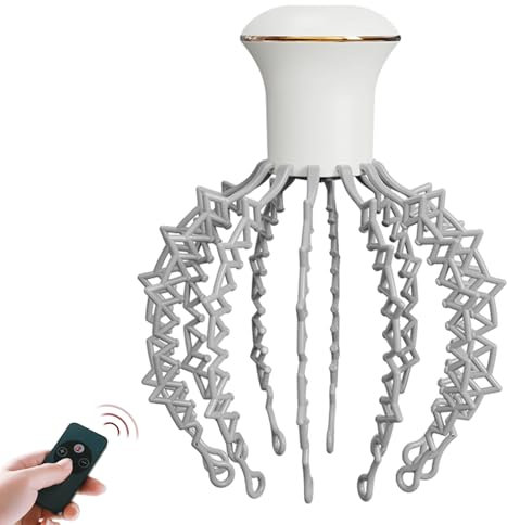 Scalp Massage Claw, Cordless Scalp Spider Massager, 6-Modes Portable Electric Head Scalp Massager with 500 mAh Battery, Rechargeable Head Scratcher Massager for Stresss Relief, Deep Sleep