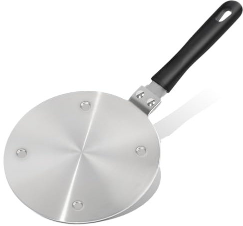 Adattatore Induzione, 20cm Adattatore Induzione Pentole, Adattatore Piano Induzione Con Manico Staccabile, Piastra Ad Induzione per Piano Cottura a Induzione per Caffettiere E Utensili Da Cucina