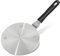 Adattatore Induzione, 20cm Adattatore Induzione Pentole, Adattatore Piano Induzione Con Manico Staccabile, Piastra Ad Induzione per Piano Cottura a Induzione per Caffettiere E Utensili Da Cucina