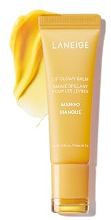 LANEIGE Baume à lèvres brillant à la mangue : hydraté, brillant, léger, hydratant et teint au beurre de karité