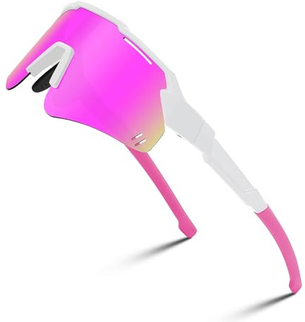 FEISEDY Occhiali da Sole Sport Polarizzati per Bambini e Adolescenti (6-15 anni), per Ciclismo, con Protezione UV400, Sportivi per Ragazzi e Ragazze B4168