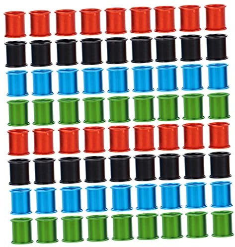 Supvox 100stücke Vogelbeinringe Geflügelbeinringe Taubenfußringe Aus Aluminium Geflügelfußringe Vogelunterscheidungswerkzeug Für Tauben Nymphensittiche Sittiche Papageien