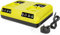 Molisau 2 x 18V 5.0Ah P108 Replacement for Ryobi Battery 18V with P117 2 Ports Dual Charger, Compatible with Ryobi 12-18V RB18L50 RB18L40 RB18L15 Battery P100 P102 P103 P105 P106 P107 1400670 Charger