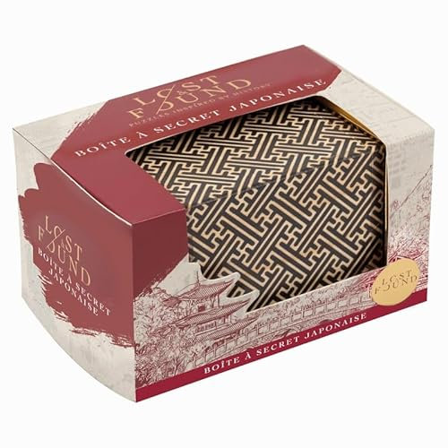 Professor PUZZLE Mecanismo de Apertura de Siete Movimientos – Caja de Secreto Japonesa con Sorpresa en el Interior (PP12687)