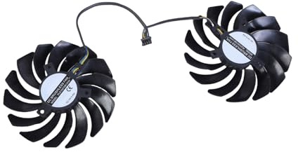 PEPWE Ventilador de tarjeta gráfica de 95 mm de 4 pines PLD10010B12HH para RTX2080 2080Ti 2070, efecto de enfriamiento óptimo y fácil instalación, ventilador GPU para refrigeración de PC