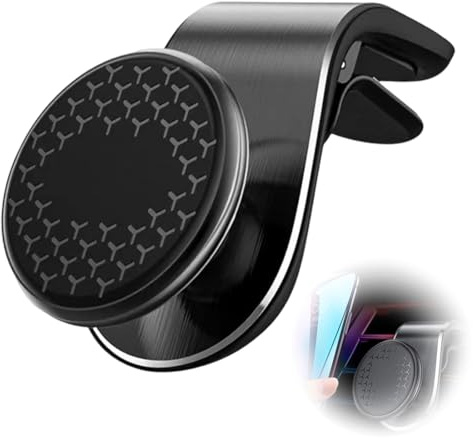 1 Pezzi Supporto Telefono Auto, Cellulare Auto Magnetic Air Vent, Portacellulare per Aauto Universale with Super Strong Magnets Supporto Smartphone Auto for All Mobile Phones from 4.7 to 6.7 inches