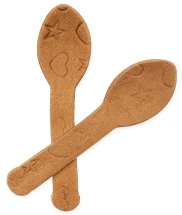 MUNCHWARE Edible Spoons – Eco-Friendly Biodegradable Edible Cutlery | 100% Natural, Crunchy & Delicious | Plastic-Free Alternative for Desserts, Meals & Snacks (2, Peri Peri)