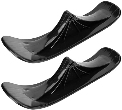 Wuvfojca 2 patines de nieve para nieve, 38 x 11 cm, tabla plegable para esquiar al aire libre, accesorio de esquí