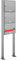 AL Briefkastensysteme 3er Standbriefkasten Briefkasten modern, 3 Fach Briefkastenanlage in Edelstahl Postkasten