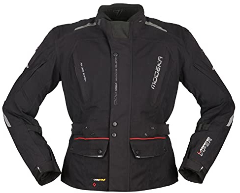 Modeka Viper LT Motorcykel textil jacka Schwarz