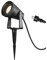 SLV 1004757 Samrina SP éclairage de Jardin, terrasse, Plantes, chemins, étang, Spot extérieur LED GU10 IP65 7,0 W, Plastique Verre, Lampe à Crampons QPAR51 Noire partiellement recyclée