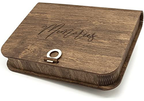 woodmanucom Fotokiste 13x18 Größe | Foto Aufbewahrungsbox Geschenk Idea | Box für Fotos | Fotobox Aufbewahrungsbox | Fotoalbum Holz | Ideal fur Foto Aufbewahrung und als Geschenkbox