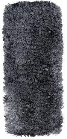 Walser Cuscinetto per Cintura di Sicurezza Auto Millie in Pelle di Agnello, 2 Pezzi Protezione Cintura di Sicurezza-Auto Nero